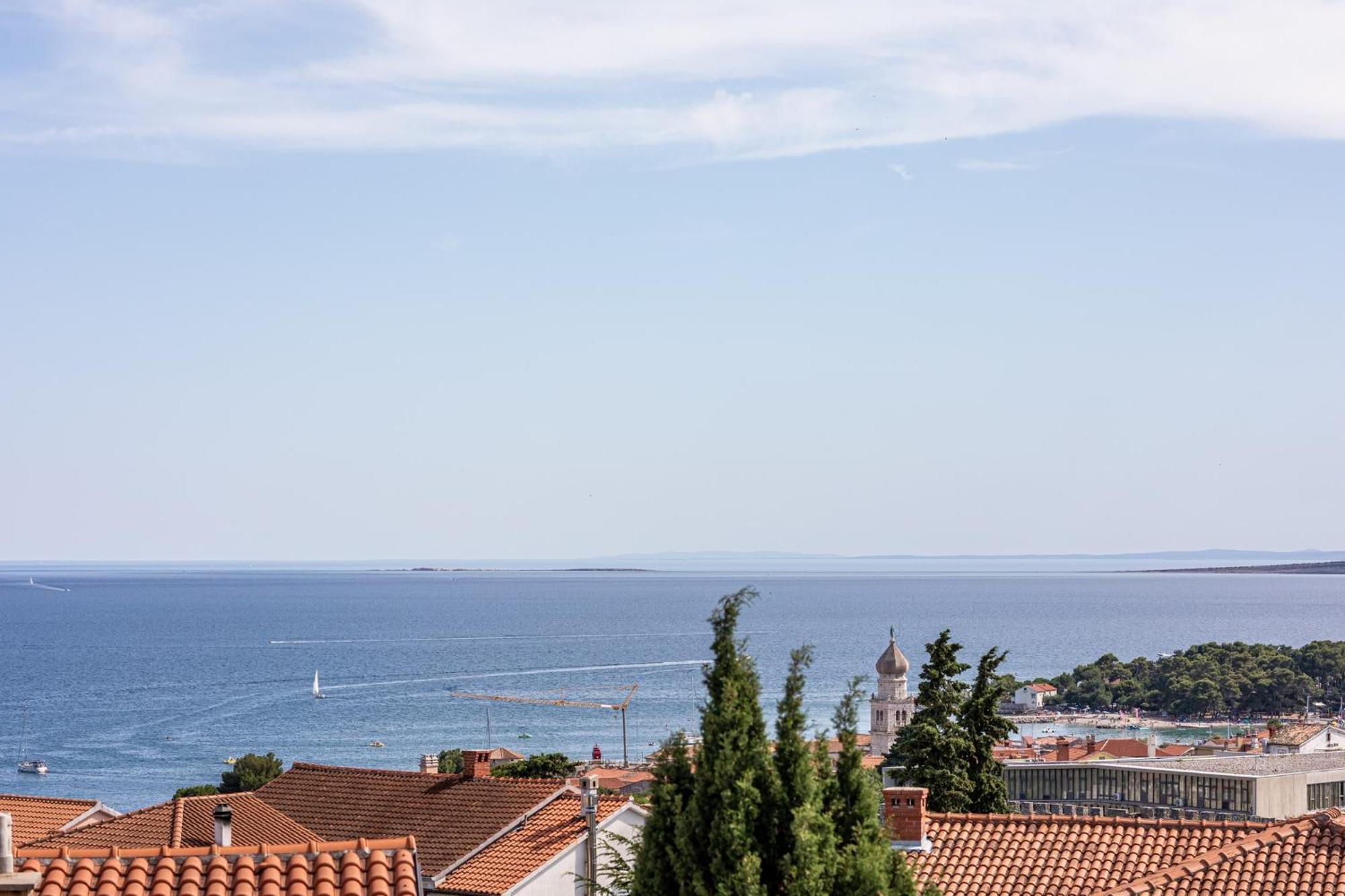 Luxury Villa Adria Apartments Krk Town Exterior foto